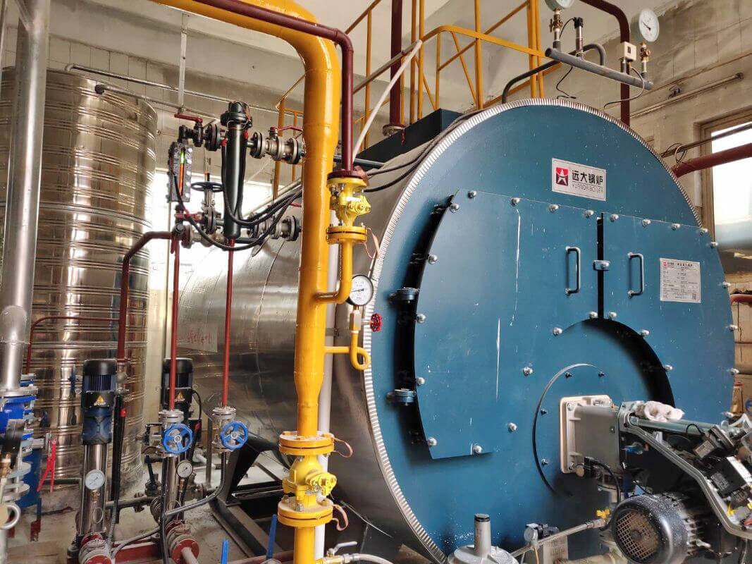 中醫(yī)院鍋爐現場
